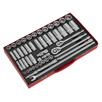 Premier Socket Set 3/8" & 1/2"Sq Drive 50pc