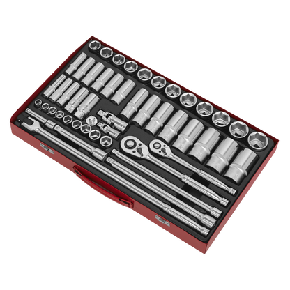 Premier Socket Set 3/8" & 1/2"Sq Drive 50pc