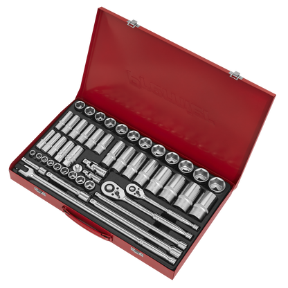 Premier Socket Set 3/8" & 1/2"Sq Drive 50pc