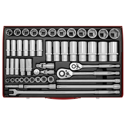 Premier Socket Set 3/8" & 1/2"Sq Drive 50pc