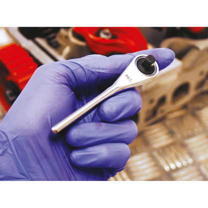 Premier Micro Ratchet Wrench Stainless Steel 1/4"Sq Drive