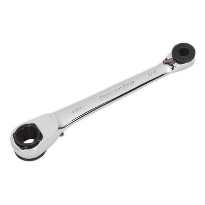 Premier Reversible Ratchet Spanner 1/4"Hex x 10mm Hex