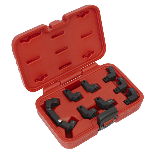 Injector Pipe Socket Set 3/8"Sq Drive 9pc