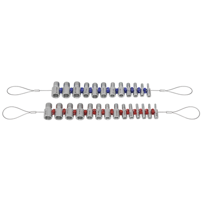 Metric/Imperial  Nut & Bolt Thread Checker 26pc