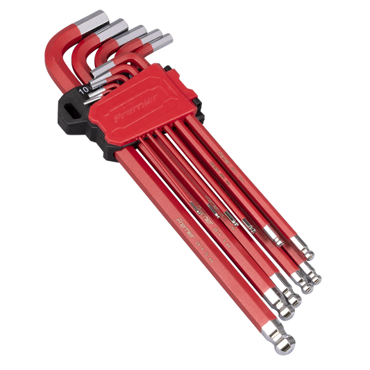 Premier Extra-Long Ball-End Hex Key Set 11pc