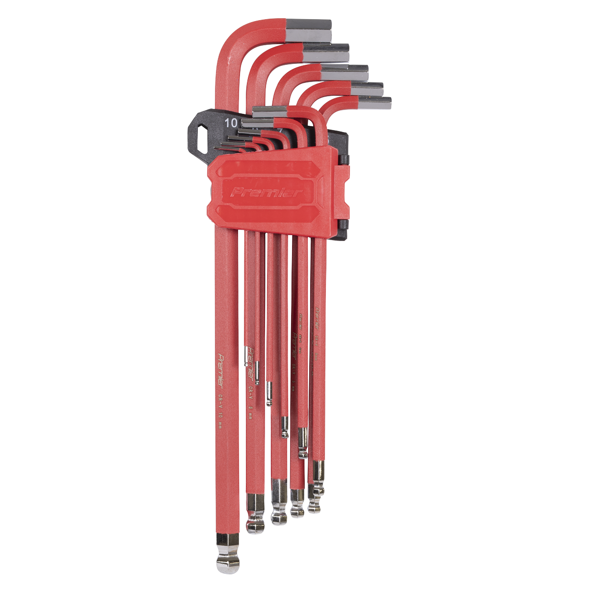 Premier Extra-Long Ball-End Hex Key Set 11pc