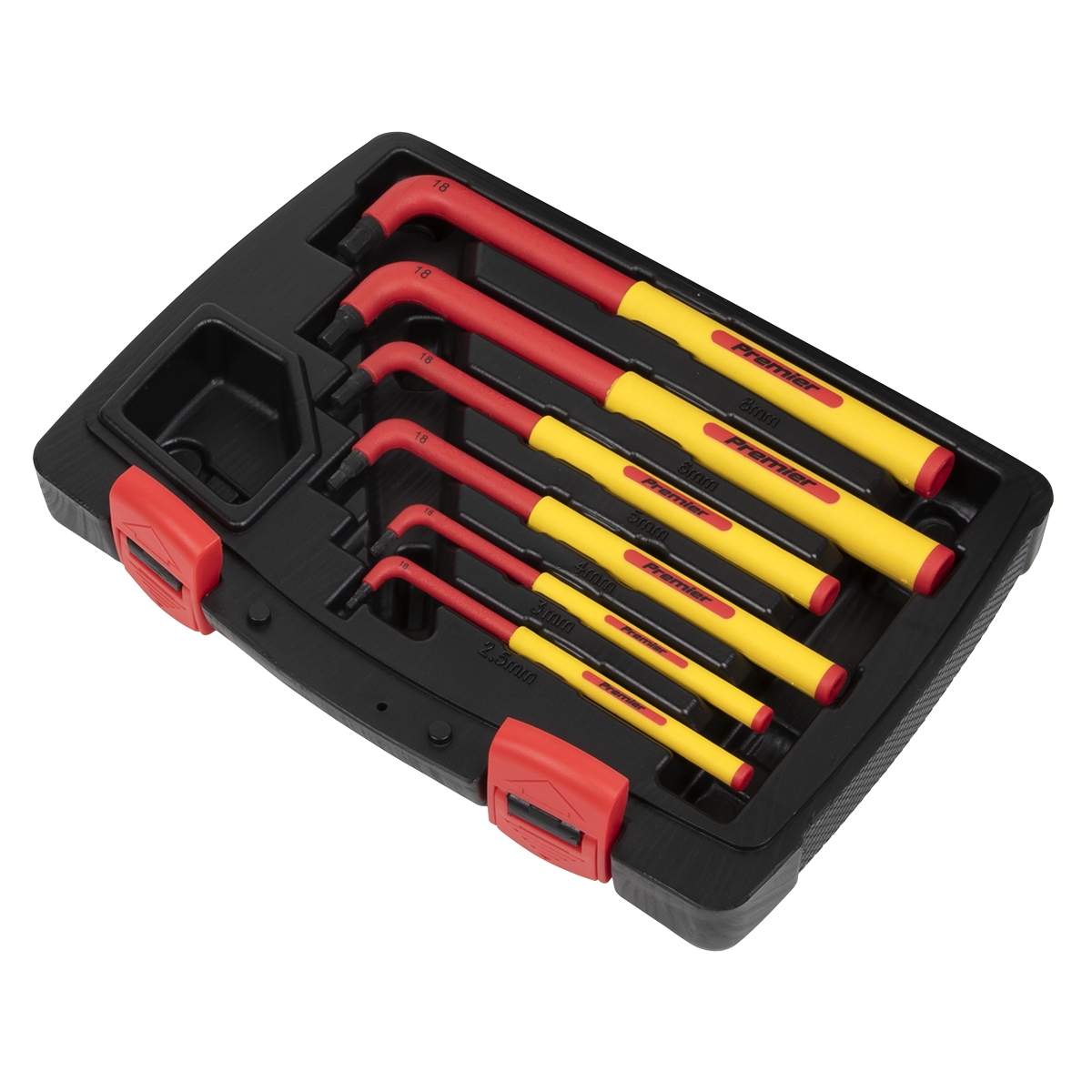 Premier Extra-Long Hex Key Set 6pc - VDE Approved