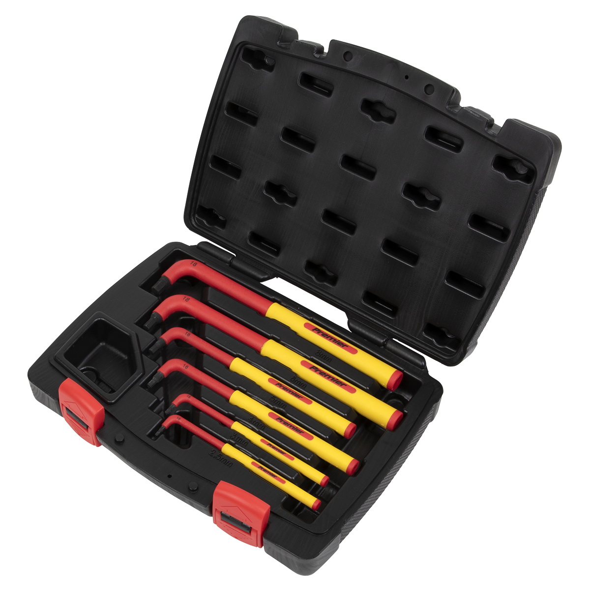 Premier Extra-Long Hex Key Set 6pc - VDE Approved
