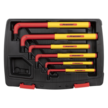Premier Extra-Long Hex Key Set 6pc - VDE Approved