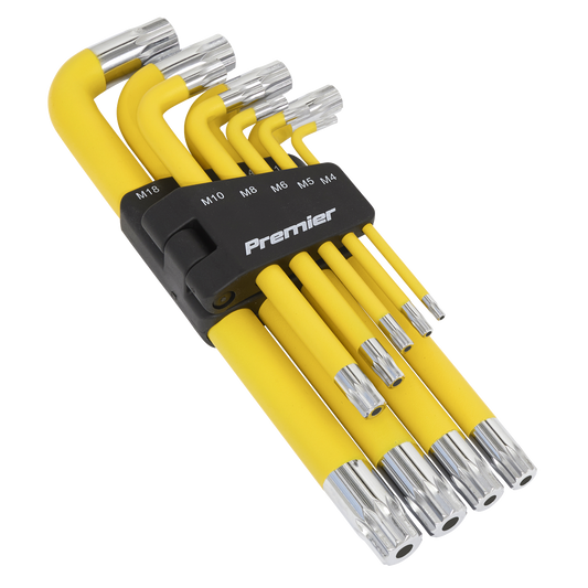 Premier Jumbo Anti-Slip Spline Key Set 9pc