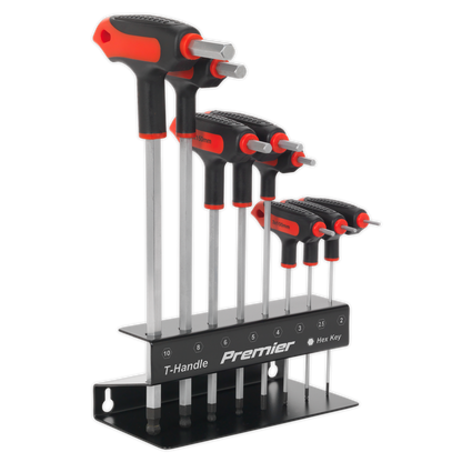 Premier T-Handle Ball-End Hex Key Set 8pc
