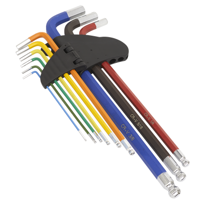 Premier Imperial Extra-Long Ball-End Hex Key Set 9pc