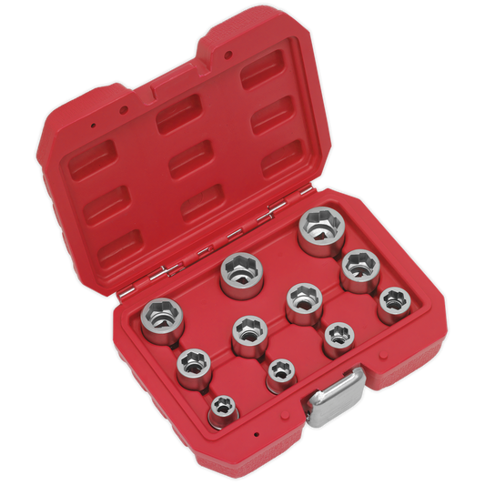 Premier Bolt Extractor Socket Set 3/8"Sq Drive 11pc