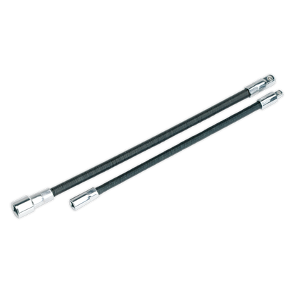 Premier Flexible Extension Adaptor Set 1/4"Sq x 254mm & 3/8"Sq x 305mm 2pc