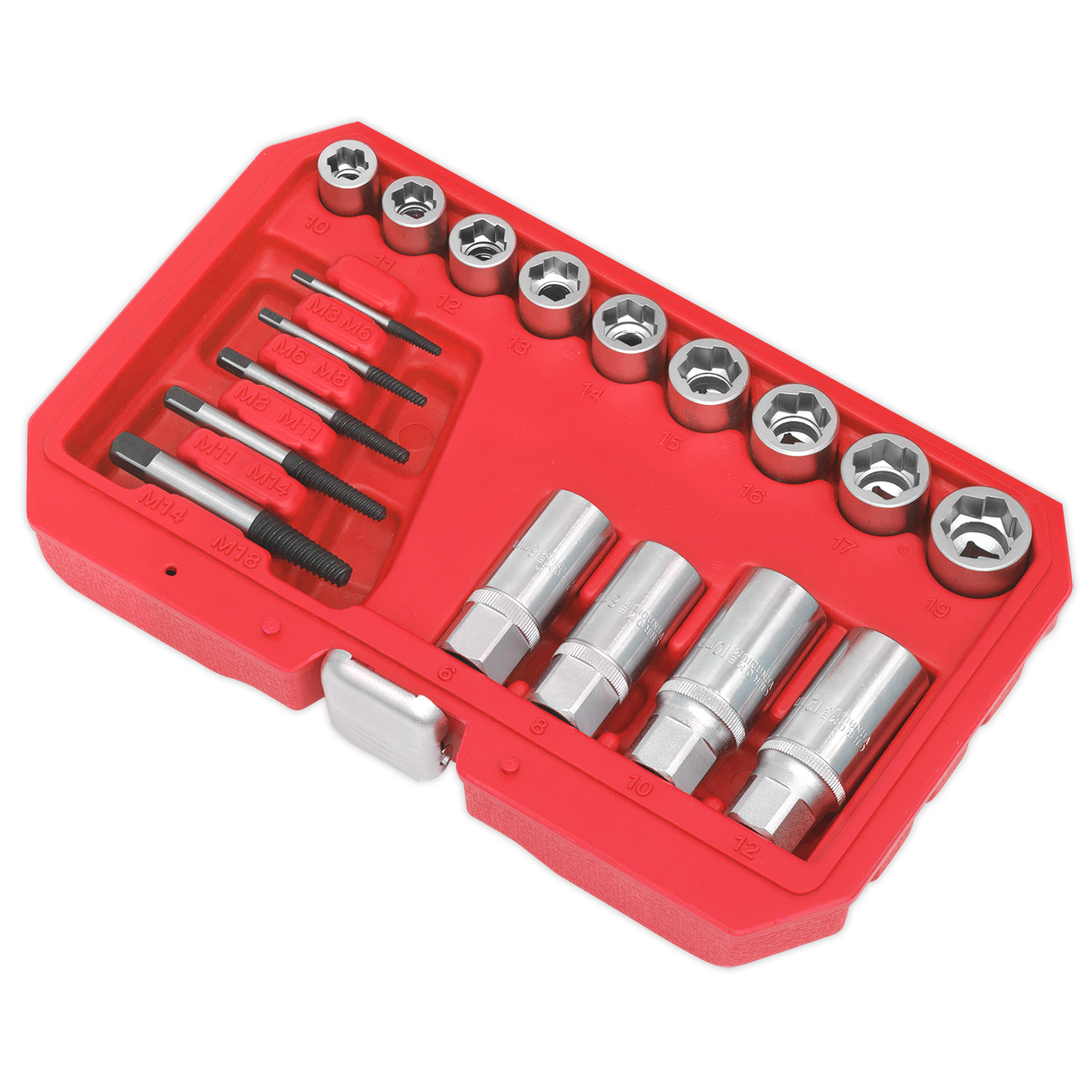 Premier Bolt, Stud & Screw Extractor Set 18pc