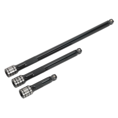 Premier Black Wobble/Rigid Extension Bar Set - 3pc