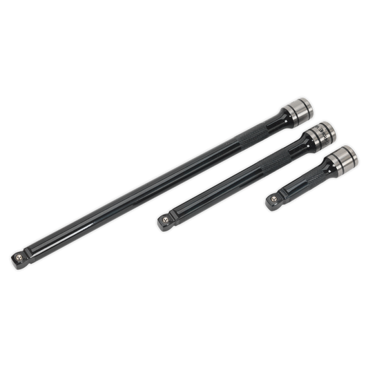 Premier Black Wobble/Rigid Extension Bar Set - 3pc