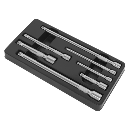 Premier Wobble/Rigid Extension Bar Set 1/4", 3/8" & 1/2"Sq Drive 7pc