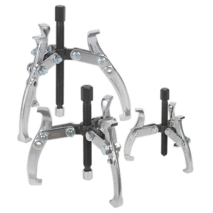 Triple Leg Gear Reversible Puller Set 3pc