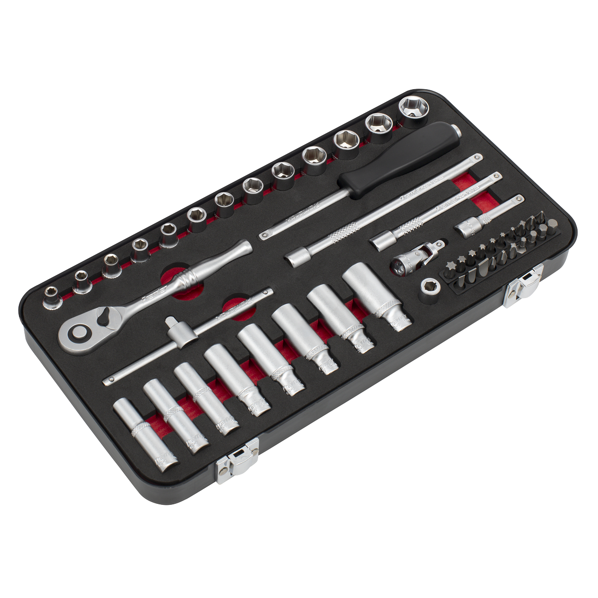 Premier Platinum Socket Set 1/4"Sq Drive 49pc