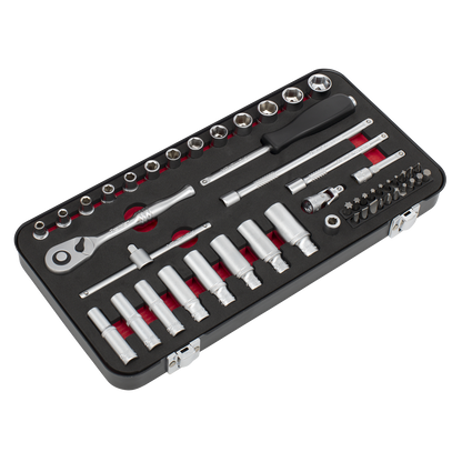 Premier Platinum Socket Set 1/4"Sq Drive 49pc