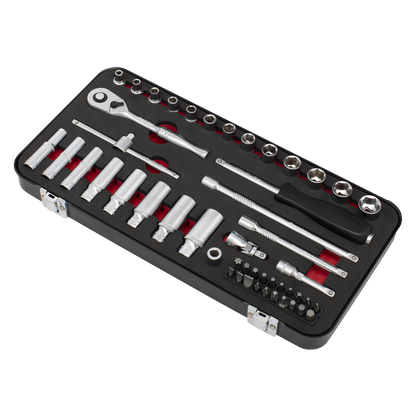 Premier Platinum Socket Set 1/4"Sq Drive 49pc