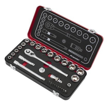 Premier Platinum Socket Set 3/8"Sq Drive 31pc