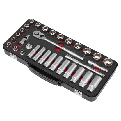 Premier Platinum Socket Set 3/8"Sq Drive 32pc