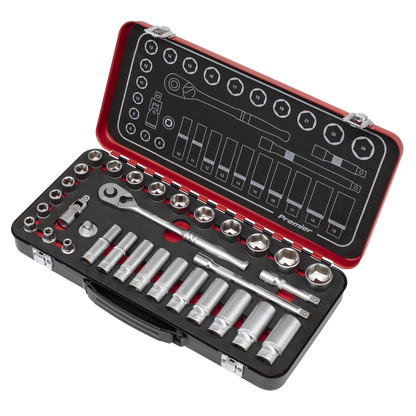 Premier Platinum Socket Set 3/8"Sq Drive 32pc