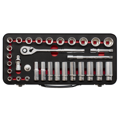Premier Platinum Socket Set 3/8"Sq Drive 32pc
