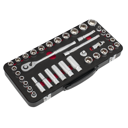 Premier Platinum Metric/Imperial Socket Set 3/8"Sq Drive 37pc