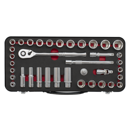 Premier Platinum Metric/Imperial Socket Set 3/8"Sq Drive 37pc
