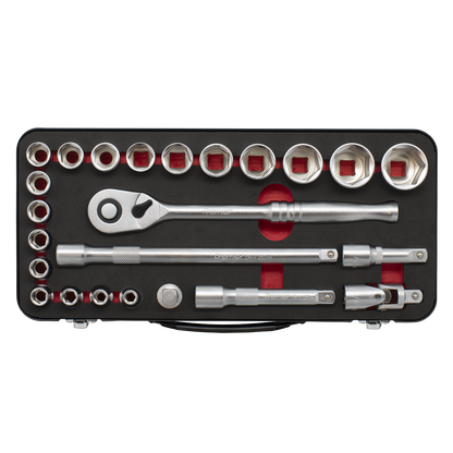 Premier Platinum Socket Set 1/2"Sq Drive 24pc