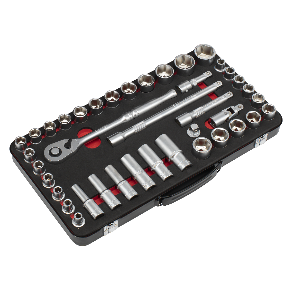Premier Platinum Metric/Imperial Socket Set 1/2"Sq Drive 40pc