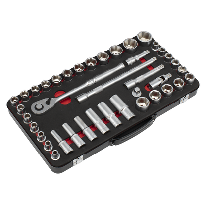 Premier Platinum Metric/Imperial Socket Set 1/2"Sq Drive 40pc
