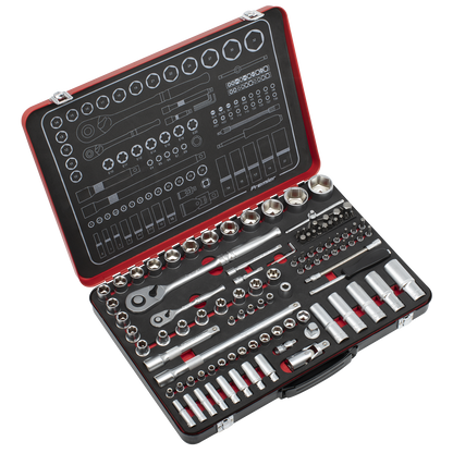 Premier Platinum Socket Set 1/4" & 1/2"Sq Drive 108pc