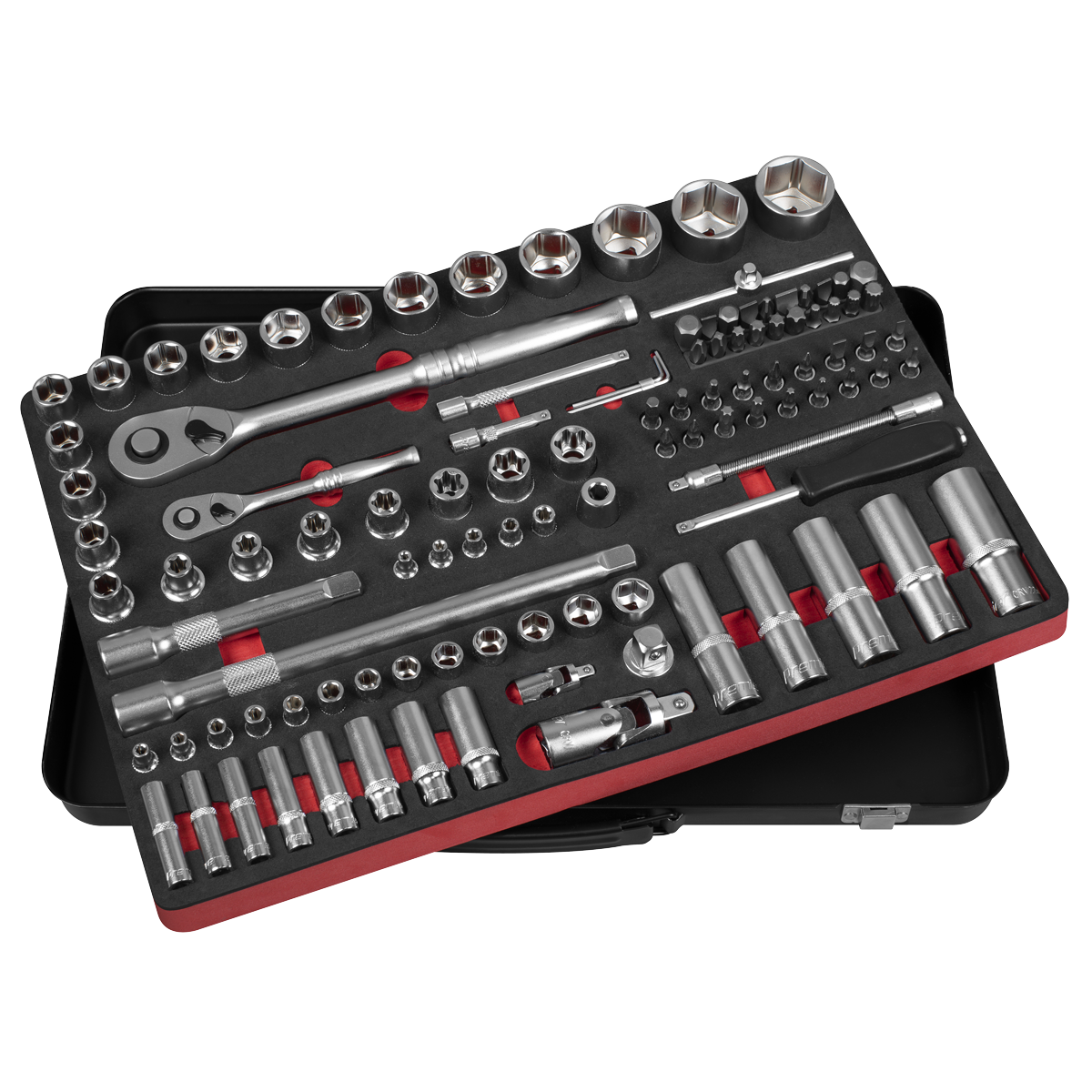 Premier Platinum Socket Set 1/4" & 1/2"Sq Drive 108pc