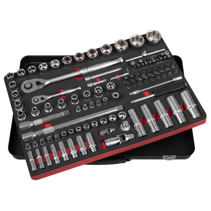 Premier Platinum Socket Set 1/4" & 1/2"Sq Drive 108pc