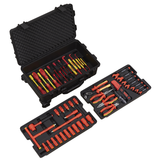 Premier Insulated Tool Kit 3/8"Sq Drive 1000V 50pc - VDE Approved