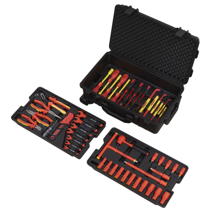Premier Insulated Tool Kit 3/8"Sq Drive 1000V 50pc - VDE Approved