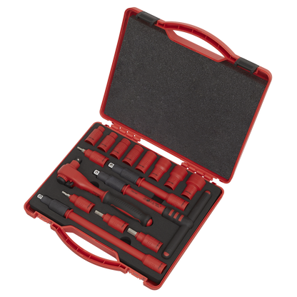 Premier Insulated Socket Set 3/8"Sq Drive 16pc - VDE Approved
