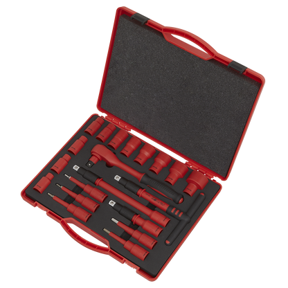 Premier Insulated Socket Set 1/2"Sq Drive 20pc - VDE Approved
