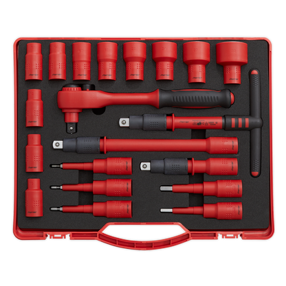 Premier Insulated Socket Set 1/2"Sq Drive 20pc - VDE Approved