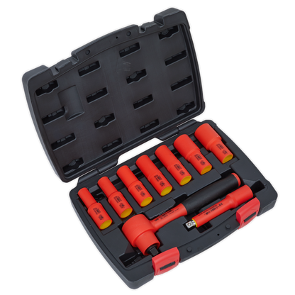 Premier Insulated Socket Set 3/8"Sq Drive 9pc - VDE Approved