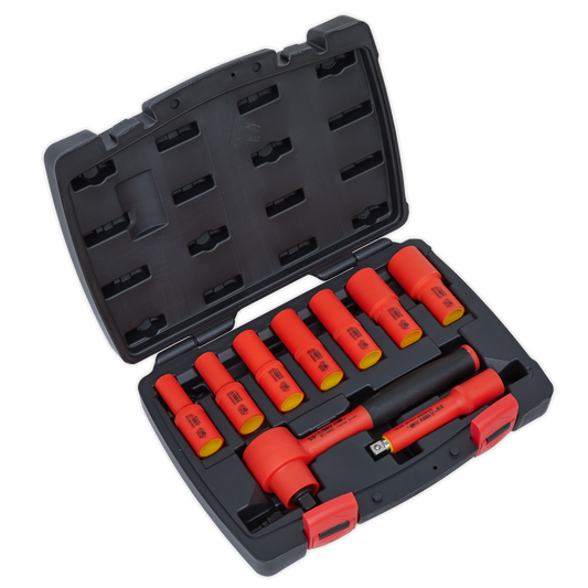 Premier Insulated Socket Set 3/8"Sq Drive 9pc - VDE Approved