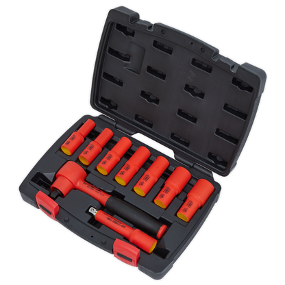 Premier Insulated Socket Set 3/8"Sq Drive 9pc - VDE Approved