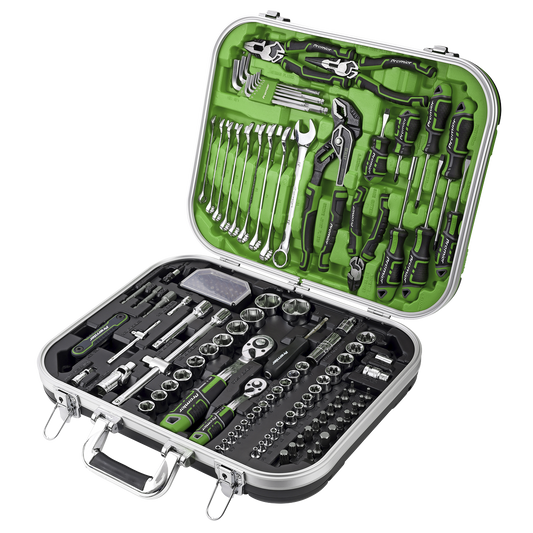 Premier Mechanic's Tool Kit 144pc - Hi-Vis Green