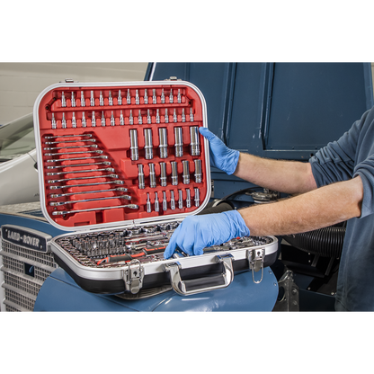 Premier Socket Set 1/4", 3/8" & 1/2"Sq Drive 216pc