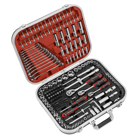Premier Socket Set 1/4", 3/8" & 1/2"Sq Drive 216pc