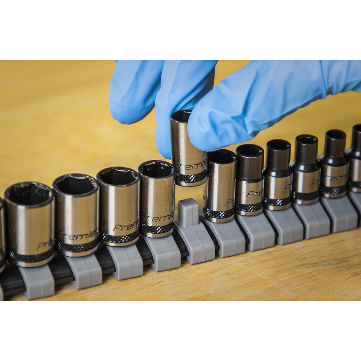 Premier Black Socket Set 1/4"Sq Drive 13pc